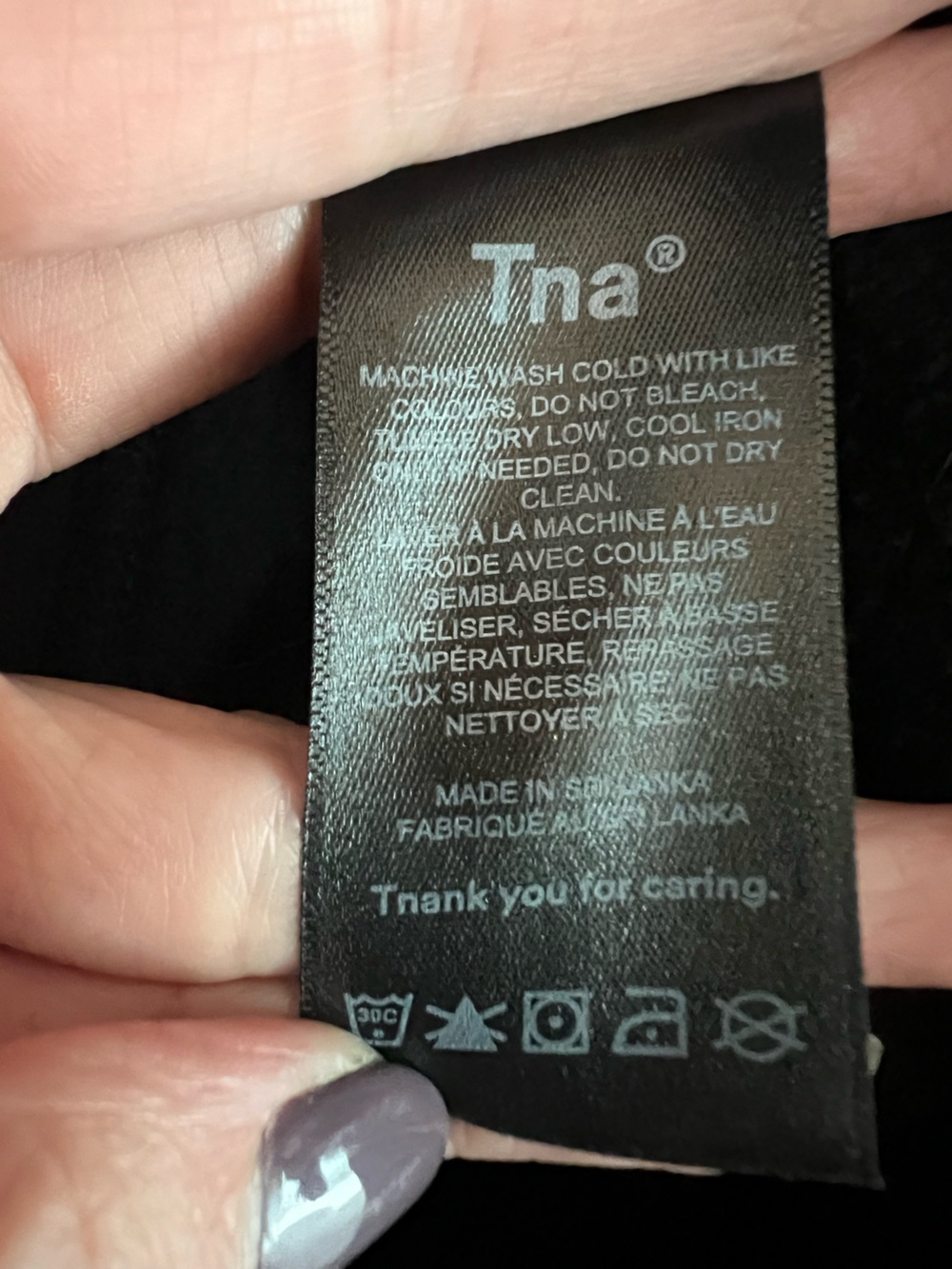 ARITZIA TNA cozy boyfriend fit black hoodie Sweatfleece oversized zip up comfy - Picture 7 of 9